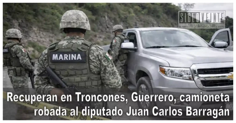 Recuperan en Troncones, Guerrero, camioneta robada al diputado Juan Carlos Barragán