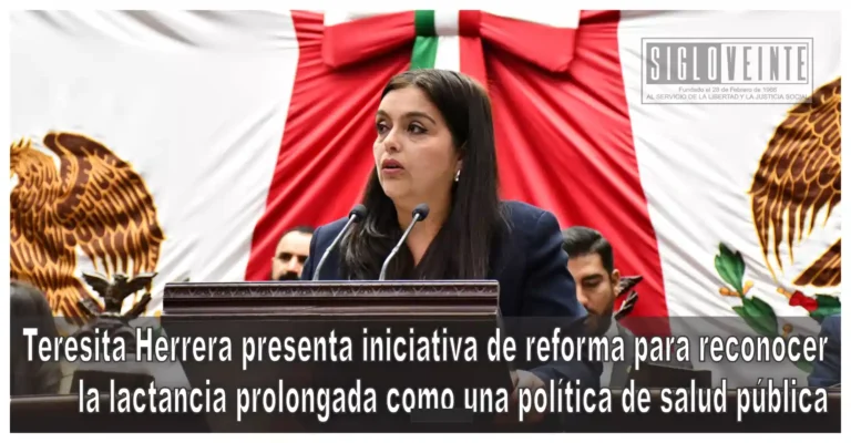 Teresita Herrera presenta iniciativa de reforma para reconocer la lactancia prolongada como una política de salud pública