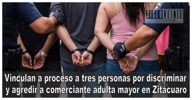 Vinculan a proceso a tres personas por discriminar y agredir a comerciante adulta mayor en Zitácuaro