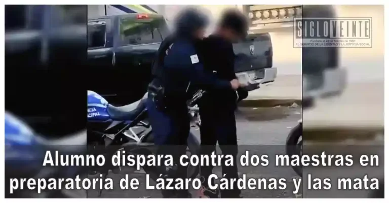 Alumno dispara contra dos maestras en preparatoria de Lázaro Cárdenas y las mata
