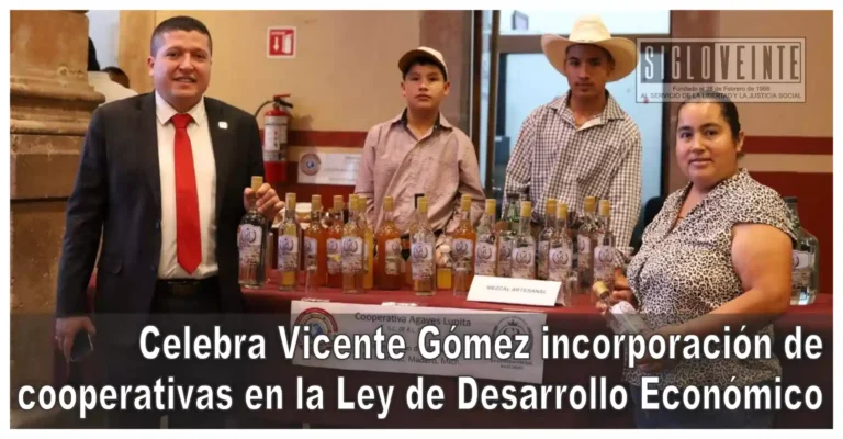 Celebra Vicente Gómez incorporación de cooperativas en la Ley de Desarrollo Económico