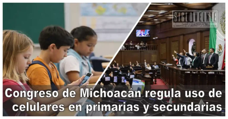 Congreso de Michoacán regula uso de celulares en primarias y secundarias