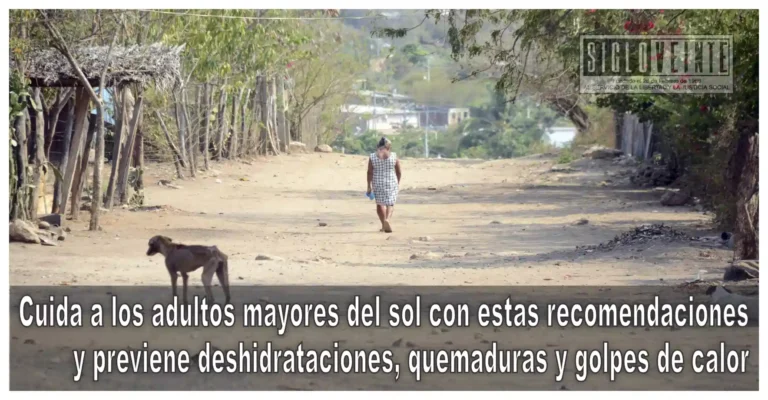 Cuida a los adultos mayores del sol con estas recomendaciones y previene deshidrataciones, quemaduras y golpes de calor