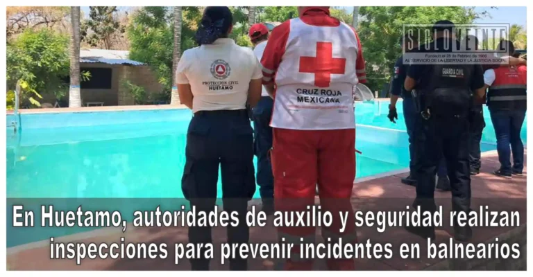 En Huetamo, autoridades de auxilio y seguridad realizan inspecciones para prevenir incidentes en balnearios