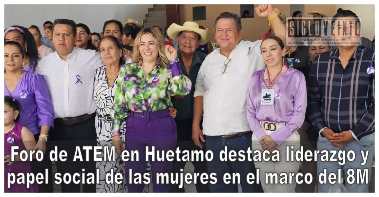 Foro de ATEM en Huetamo destaca liderazgo y papel social de las mujeres en el marco del 8M