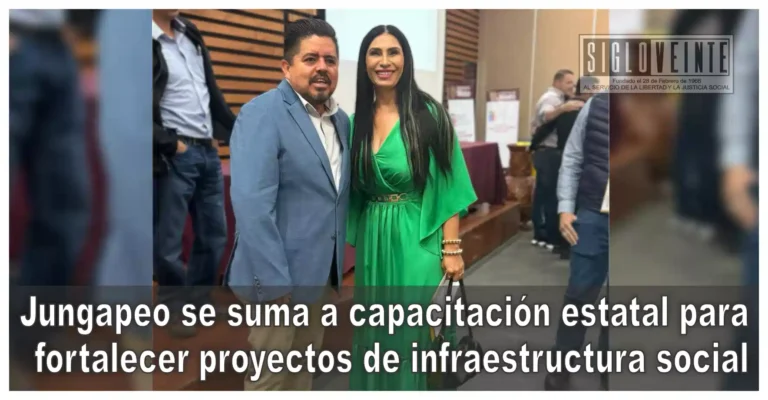 Jungapeo se suma a capacitación estatal para fortalecer proyectos de infraestructura social