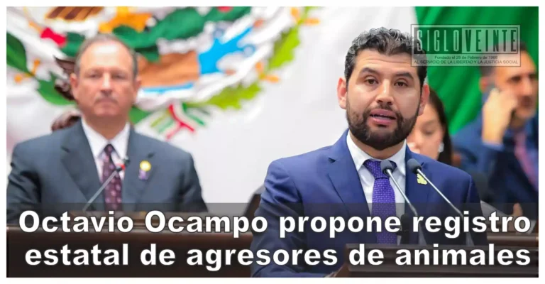 Octavio Ocampo propone registro estatal de agresores de animales