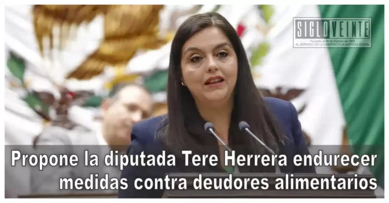 Propone la diputada Tere Herrera endurecer medidas contra deudores alimentarios