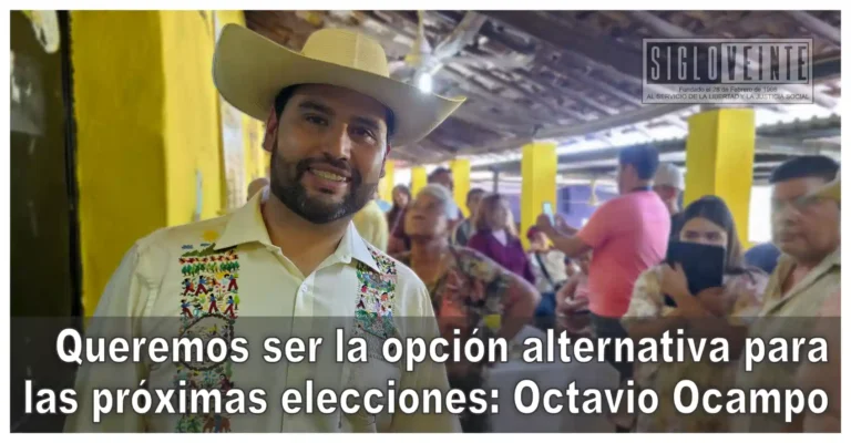 Queremos ser la opción alternativa para las próximas elecciones: Octavio Ocampo