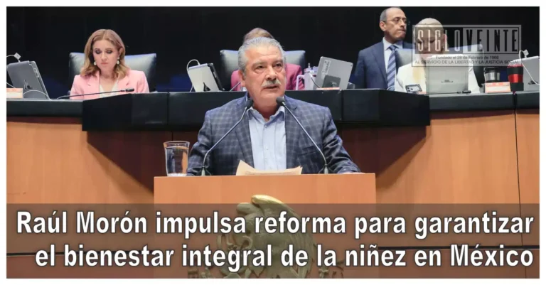 Raúl Morón impulsa reforma para garantizar el bienestar integral de la niñez en México