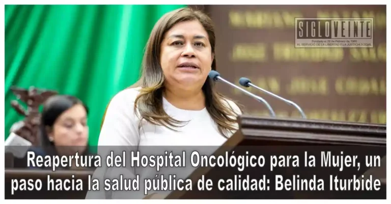 Reapertura del Hospital Oncológico para la Mujer, un paso hacia la salud pública de calidad: Belinda Iturbide