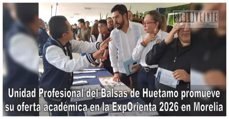 Unidad Profesional del Balsas de Huetamo promueve su oferta académica en la ExpOrienta 2026 en Morelia