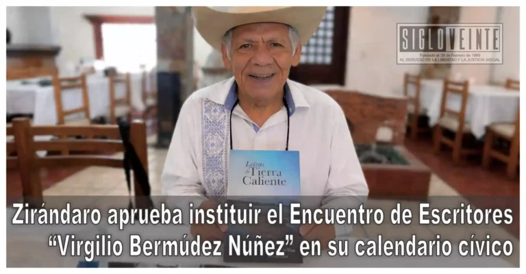 Zirándaro aprueba instituir el Encuentro de Escritores “Virgilio Bermúdez Núñez” en su calendario cívico