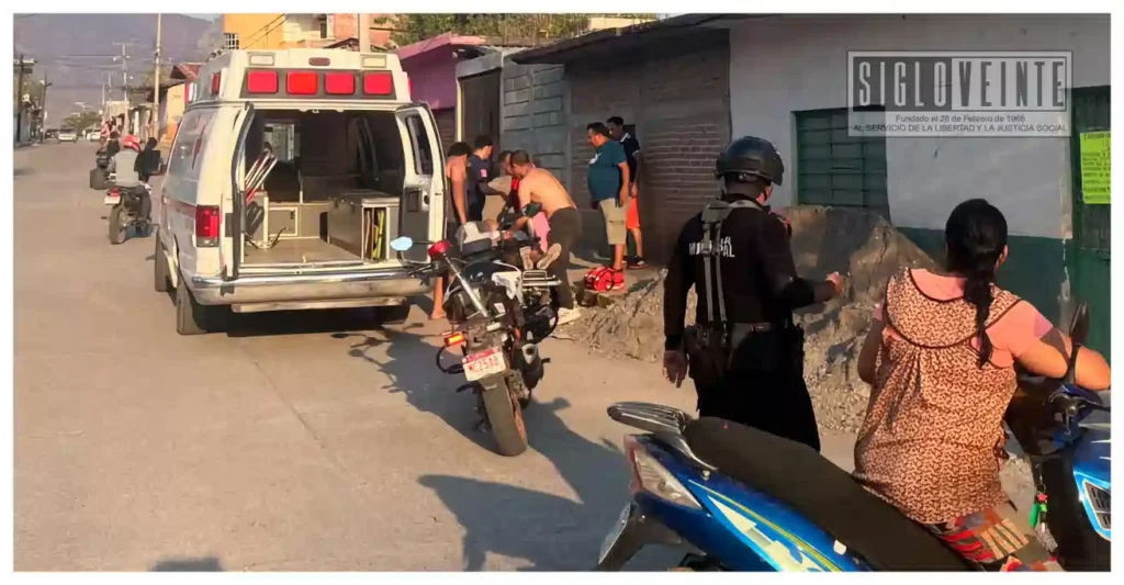 Accidente de moto en Huetamo deja a hombre con lesiones de consideración