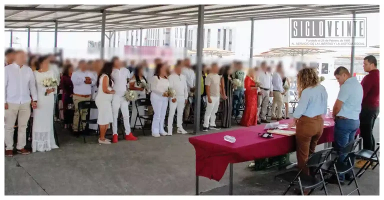 Amor tras las rejas: celebran 15 matrimonios en el Centro Penitenciario de Alta Seguridad para Delitos de Alto Impacto de Charo