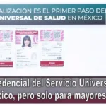 Arranca credencial del Servicio Universal de Salud en México, pero solo para mayores de 85 años