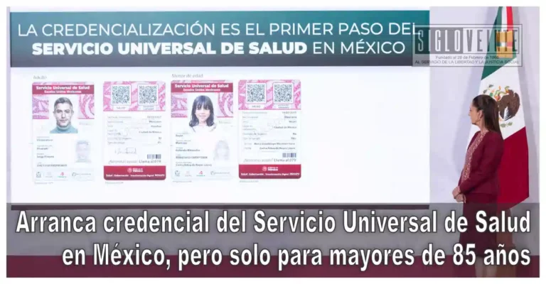 Arranca credencial del Servicio Universal de Salud en México, pero solo para mayores de 85 años