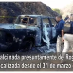 Camioneta calcinada presuntamente de Rogelio Portillo, fue localizada desde el 2 de abril en Tiquicheo