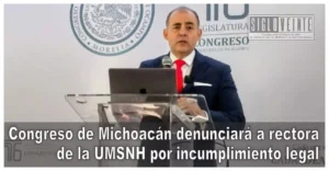 Congreso de Michoacán denunciará a rectora de la UMSNH por incumplimiento legal