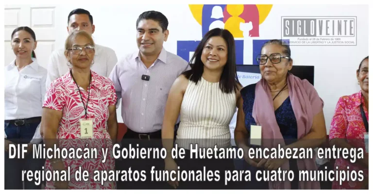 DIF Michoacán y Gobierno de Huetamo encabezan entrega regional de aparatos funcionales para cuatro municipios