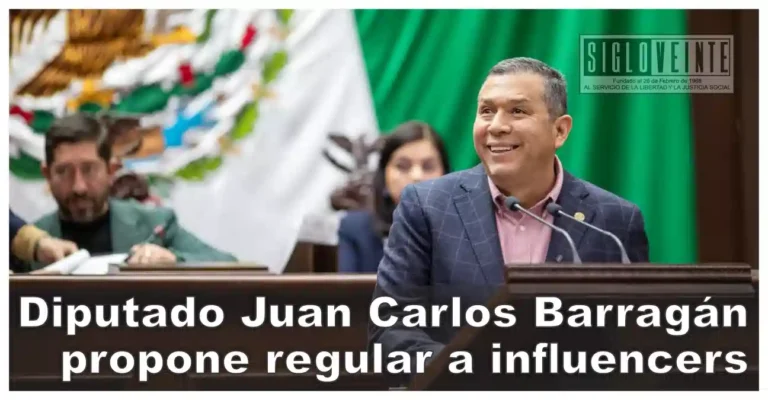 Diputado Juan Carlos Barragán propone regular a influencers