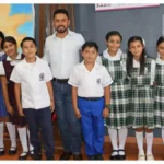 Hever Tentory reconoce a niñas y niños como agentes de cambio durante el Cabildo Infantil 2026 en Carácuaro