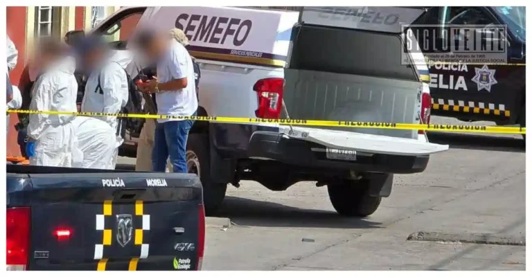 Hombre que caminaba por la calle es asesinado a balazos al sur de Morelia