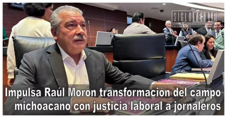 Impulsa Raúl Morón transformación del campo michoacano con justicia laboral a jornaleros