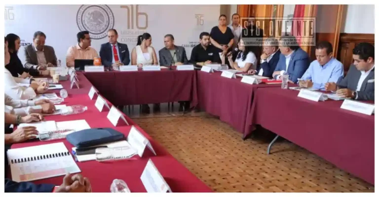 Instala Congreso de Michoacán mesa de trabajo para reforma electoral con dirigentes del PAN, MORENA, MC, PT, PVEM, PRD y PRI