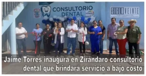 Jaime Torres inaugura en Zirándaro consultorio dental que brindará servicio a bajo costo