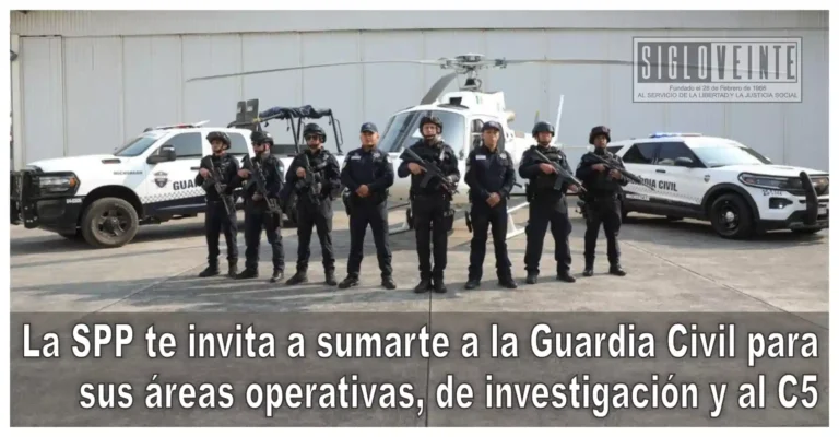 La SPP te invita a sumarte a la Guardia Civil para sus áreas operativas, de investigación y al C5
