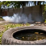 Fumigar no detiene el dengue: los criaderos en el agua permite que miles de larvas sobrevivan