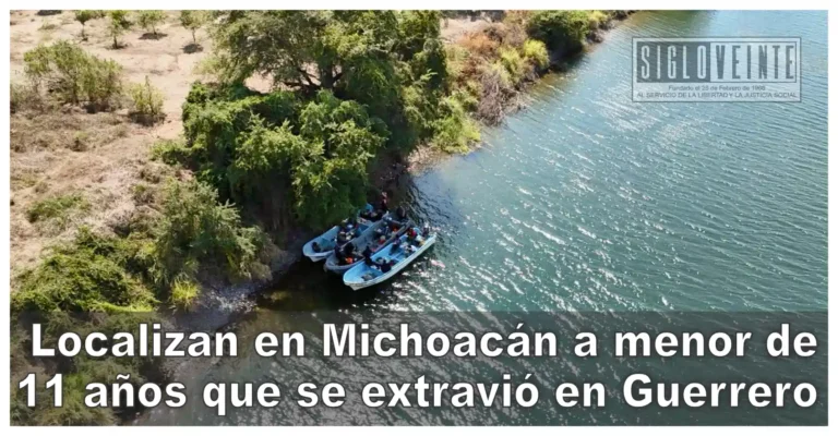 Localizan en Michoacán a menor de 11 años que se extravió en Guerrero