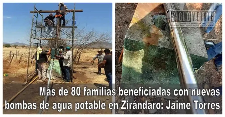Más de 80 familias beneficiadas con nuevas bombas de agua potable en Zirándaro: Jaime Torres