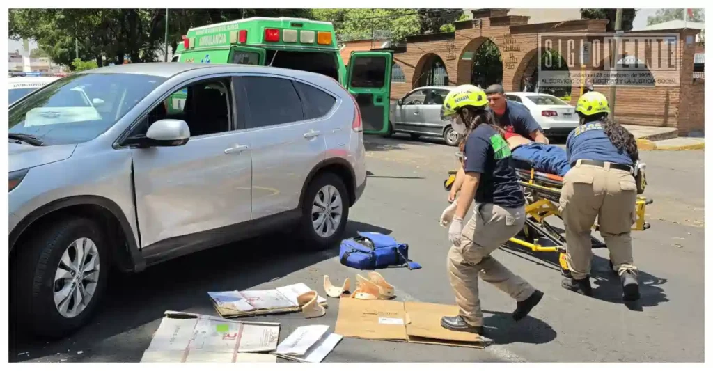 Motociclista fallece en el hospital tras choque con camioneta en Zamora