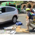 Motociclista fallece en el hospital tras choque con camioneta en Zamora