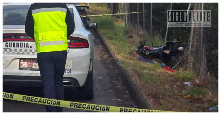 Motociclista pierde la vida en accidente carretero en Tacámbaro