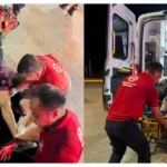 Motociclista resulta lesionado tras choque con taxi en la carretera Huetamo–La Eréndira