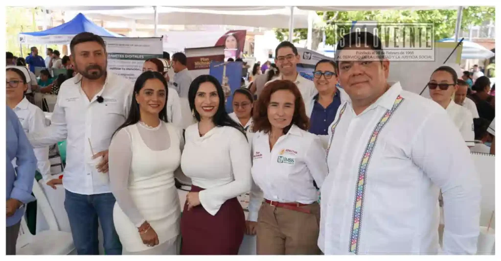 Norma Yáñez encabeza jornada de servicios con Feria del Bienestar en Jungapeo