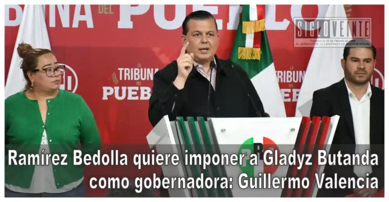 Ramírez Bedolla quiere imponer a Gladyz Butanda como gobernadora: Guillermo Valencia
