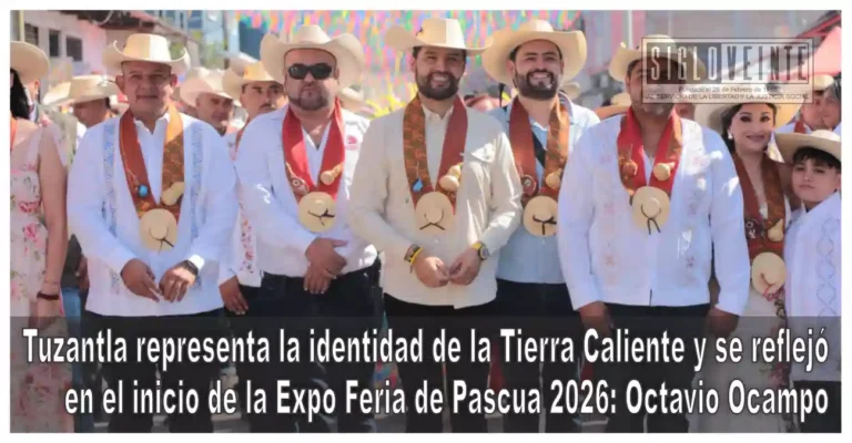 Tuzantla representa la identidad de la Tierra Caliente y se reflejó en el inicio de la Expo Feria de Pascua 2026: Octavio Ocampo