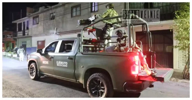 Ataque armado de un grupo delincuencial contra policías en Apatzingán deja dos agentes heridos