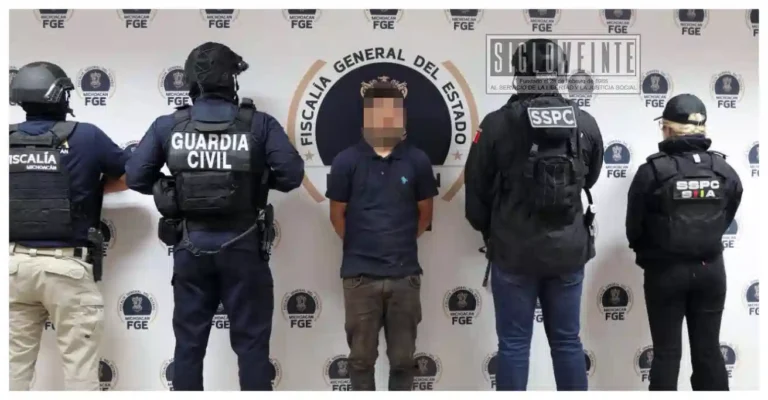 Detienen en Tacámbaro a joven presuntamente implicado en feminicidio de adolescente en Morelia