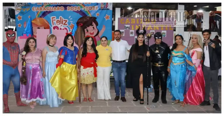 Encabeza alcalde Hever Tentory García jornada de alegría para la niñez de Carácuaro