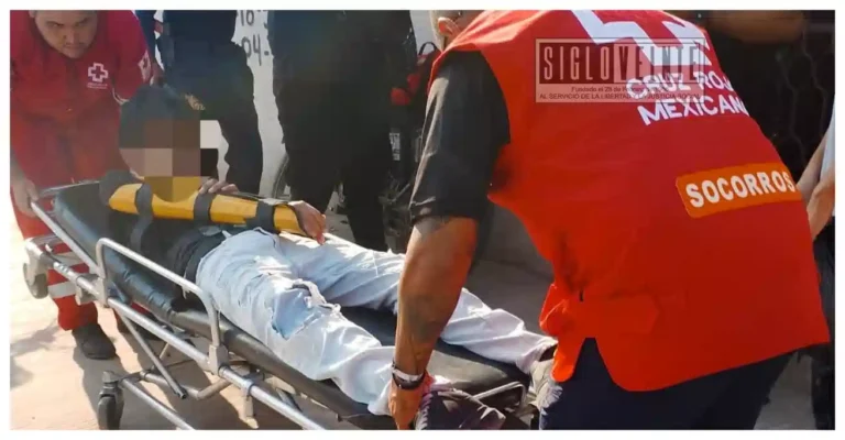 Encabezan menores accidente en motocicleta en calles de Huetamo