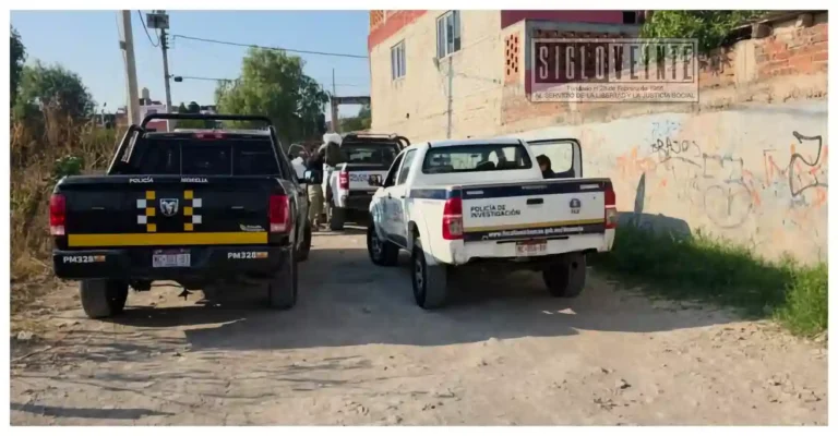 Hallan a hombre sin vida con impacto de bala en Morelia