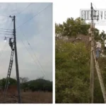 Informa Jaime Torres la instalación de nuevo alumbrado público en comunidades de Zirándaro