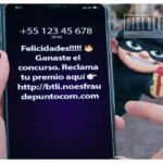 Llaman a denunciar intentos de extorsión mediante falsos premios difundidos por mensajes de texto