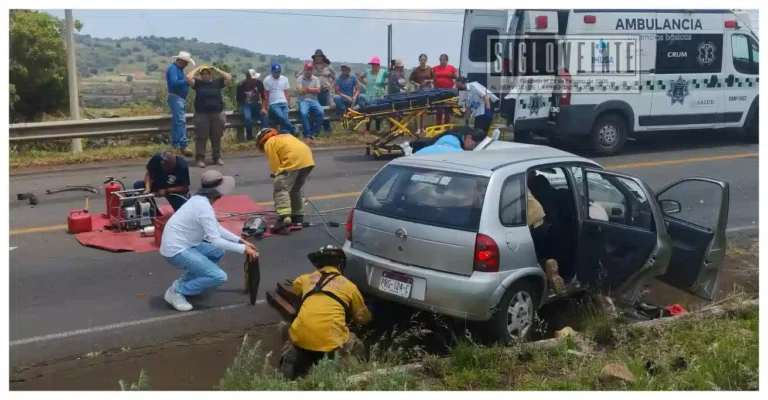 Muere automovilista tras brutal choque contra camión de volteo en la carretera Morelia-Quiroga