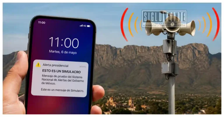 Ojo, este 6 de mayo tu teléfono lanzará la alerta nacional de simulacro a las 11 de la mañana